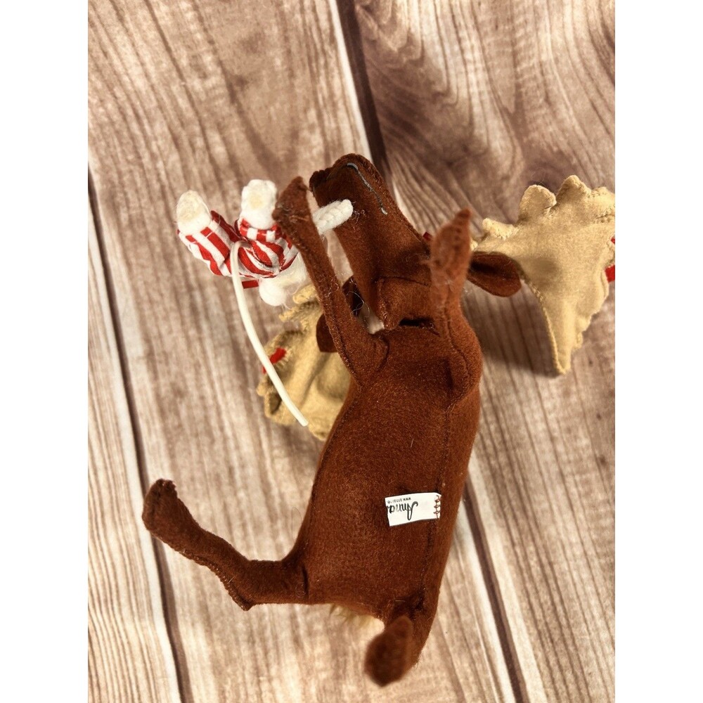 ANNALEE 2019 💞 8" VALENTINE "BE MINE MOOSE WITH 3" MOUSE - Picture 5 of 10